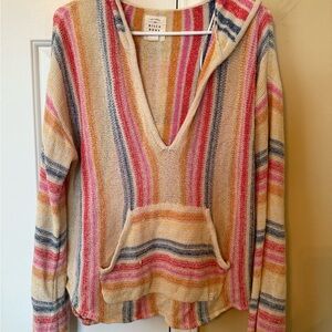Billabong Multicolor Striped Hoodie